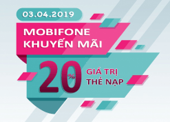 Mobifone khuyến mãi ngày 3/4/2019