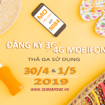 Đăng ký 4G Mobifone sử dụng trong dịp lễ 30/4, 1/5