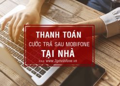 Cách thanh toán cước trả sau Mobifone tại nhà