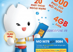 Đăng ký gói cước M79 Mobifone nhận 4GB và 1020 phút gọi