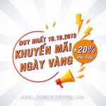 Mobifone khuyến mãi ngày 10/10/2019 tặng 20% thẻ nạp