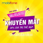 Mobifone khuyến mãi ngày 23/10/2019