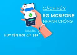 Cách hủy 5G Mobifone nhanh chóng