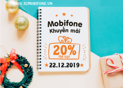 Mobifone khuyến mãi ngày 22/12/2019