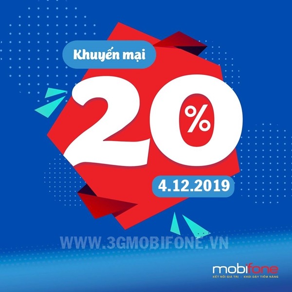 Mobifone khuyến mãi ngày 4/12/2019