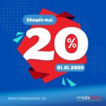 Mobifone khuyến mãi ngày 1/12/2019 tặng 20% thẻ nạp