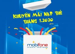 Lịch khuyến mãi Mobifone trả trước tháng 1/2020