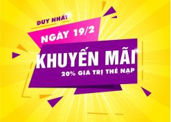 Mobifone khuyến mãi ngày 19/2/2020