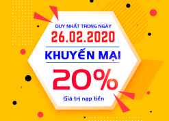 Mobifone khuyến mãi ngày 26/2/2020