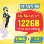 Đăng ký gói cước THAGA100 Mobifone có 122GB Data dùng 30 ngày