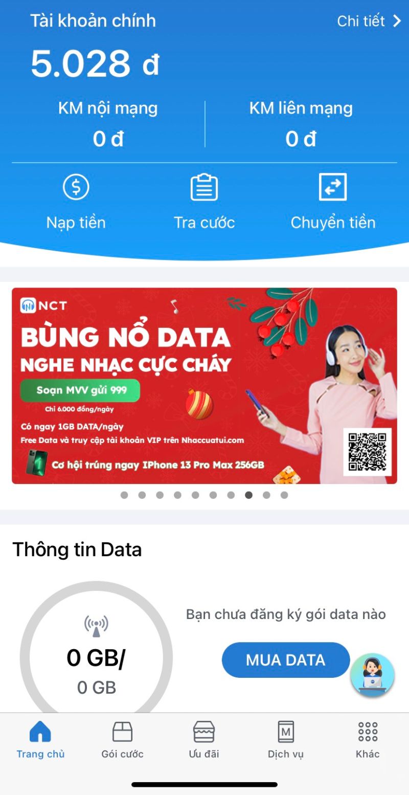 Cách sử dụng app MY Mobifone