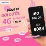 Đăng ký gói cước 4G Mobifone 1 ngày