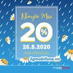 Khuyến mãi Mobifone ngày 26/8/2020 ưu đãi vàng toàn quốc