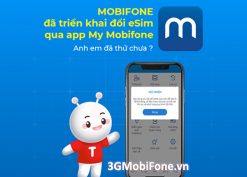 Hướng dẫn cách đổi eSim qua My Mobifone