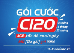 Hướng dẫn đăng ký các gói cước C120 Mobifone chu kỳ dài