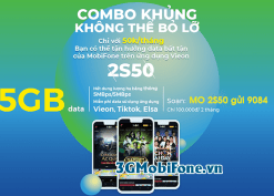 Đăng ký gói cước 2S50 Mobifone nhận 10GB data + Nhiều ưu đãi siêu khủng