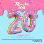 Khuyến mãi Mobifone ngày 1/12/2020 tặng 20% tiền nạp toàn quốc