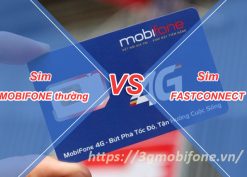 Sim Fast Connect và sim Mobifone thường có gì khác nhau?