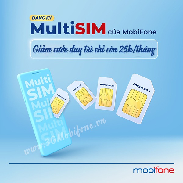 Mobifone giảm cước duy trì MultiSIM