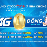 Gói cước 4G 0 đồng Mobifone cho các tỉnh miền Tây