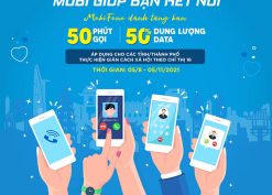 Mobifone khuyến mãi tặng thêm 50% data, 50p gọi Free nội mạng