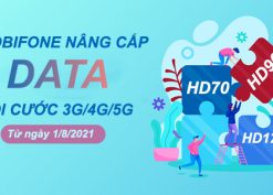 Mobifone nâng cấp data gói cước 3G/4G/5G gấp 10 lần