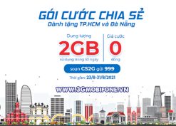 Mobifone tặng 2GB data miễn phí cho thuê bao tại HCM và Đà Nẵng