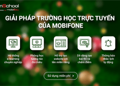 MobiEdu mShool Mobifone - Giải pháp trường học trực tuyến