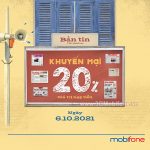 Mobifone khuyến mãi ngày 6/10/2021 ưu đãi ngày vàng toàn quốc