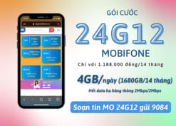 Hướng dẫn cách đăng ký 24G12 Mobifone