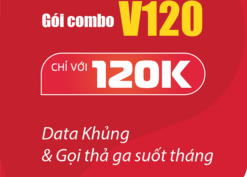 Đăng Ký Gói Cước V120 Viettel nhận 60GB data kèm gọi không giới hạn