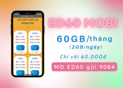 Đăng ký gói cước ED60 Mobifone