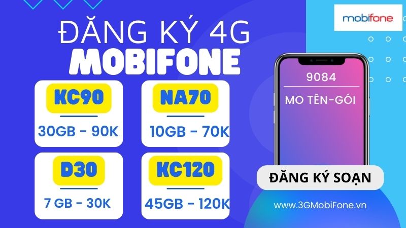 Cách đăng ký 4G Mobifone cho mọi thuê bao trả sau 