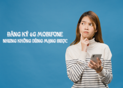 Tại sao đăng ký 4G Mobifone nhưng không vào được mạng