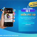 Đăng ký gói cước G1 Mobifone miễn phí combo khủng