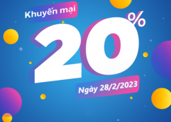 Mobifone khuyến mãi ngày 28/2/2023 ưu đãi 20% giá trị tiền nạp đầu tiên trong ngày