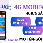 Tổng hợp các gói cước 4G Mobifone 4GB/ngày