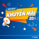 Khuyến mãi Mobifone ngày 28/3/2023 ưu đãi 20% tiền nạp bất kỳ