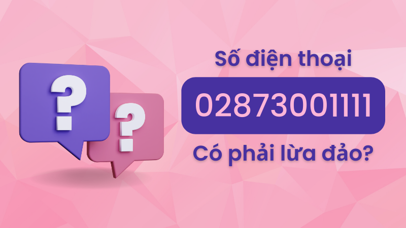 Số điện thoại 02873001111 là của ai?