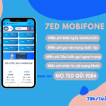 Đăng ký gói cước 7ED Mobifone miễn phí data và gọi thả ga cả tuần