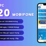 Đăng ký gói cước C120 Mobifone có 120GB data và gọi free cả tháng