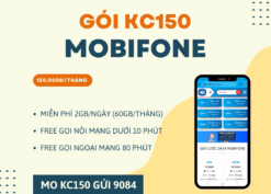 Đăng ký gói cước KC150 Mobifone có 60GB data và gọi Free cả tháng