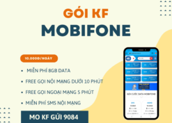 Đăng ký gói cước KF Mobifone 10K 1 ngày có data và gọi miễn phí