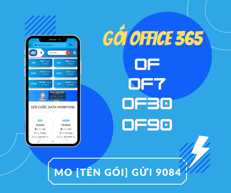 Tổng hợp các gói cước Office365 Mobifone mới nhất hiện nay