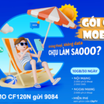 Đăng ký gói cước CF120N Mobifone miễn phí 10GB data và gọi thả ga 30 ngày