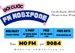 Đăng ký gói FM Mobifone có 240GB, gọi + SMS miễn phí 30 ngày