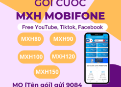 Tổng hợp các gói cước MXH Mobifone ưu đãi khủng