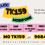 Đăng ký gói cước TK159 Mobifone nhận data và gọi miễn phí 30 ngày