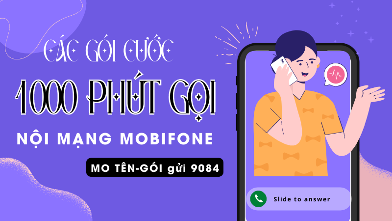 Cách đăng ký gói cước 1000p Mobifone gọi nội mạng 