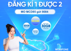 Đăng ký gói cước MCD85 Mobifone rinh ưu đãi khủng